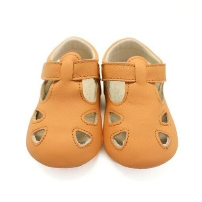 Chaussures bébé cuir Archie Camel - Pointure 20