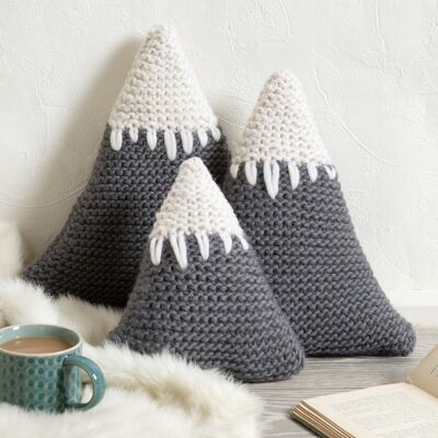Mountain Top Cushion Knitting Kit
