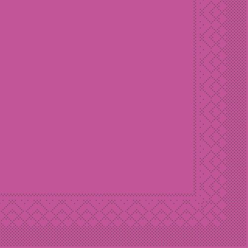 Serviette Violett aus Tissue 40 x 40 cm, 3-lagig, 20 Stück