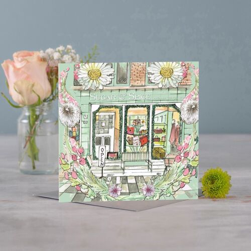 Sugar & Spice In Full Bloom Greeting Card