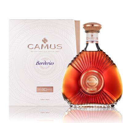 CAMUS Cognac XO Borderies Single Estate - Production limitée, bouteille numérotée - 70cl 40° - Avec coffret
