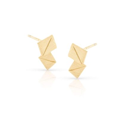 Ear studs Onah - Gold plated