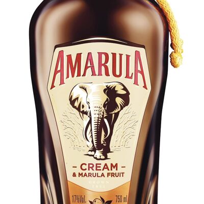 AMARULA Original x6 - Liqueur et crème de Marula fabriquée à partir de véritables fruits de marula - 17% 70cl