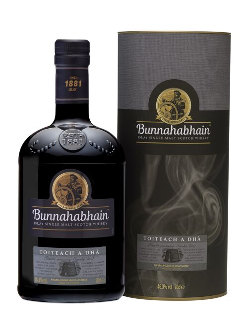 BUNNAHABHAIN Toiteach à Dha - Islay Single Malt Whisky - 46.3% 70cl - Avec coffret