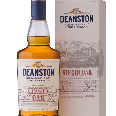 DEANSTON Virgin Oak - Highland Single Malt Scotch Whisky - 46.3% 70cl - Avec coffret
