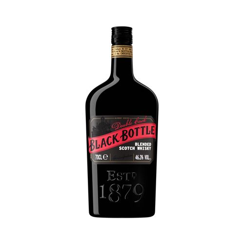 BLACK BOTTLE x6 Double Cask Blended Scotch Whisky - 70cl 46.3% - Edition Limitée Alchemy Series - Finish en fûts de Sherry