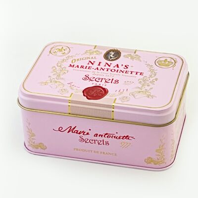 Assortiment Dragées Marie-Antoinette boîte rose /Candy assortment Marie-Antoinette 100G