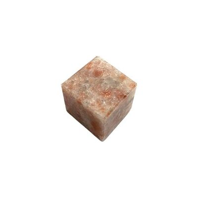 Cubes de cristal, 1,5-2 cm, pierre de soleil