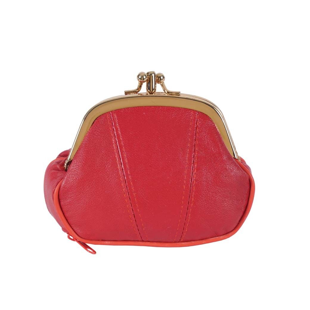 [ 1902 ] 12 PORTAMONETE IN MISTO PELLE CON STRUTTURA IN METALLO