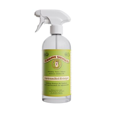 Garden furniture cleaner Degreying agent for spraying - wood cleaner and brightener for outdoor use