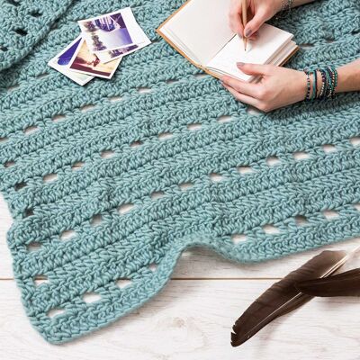 Boho Blanket Crochet Kit