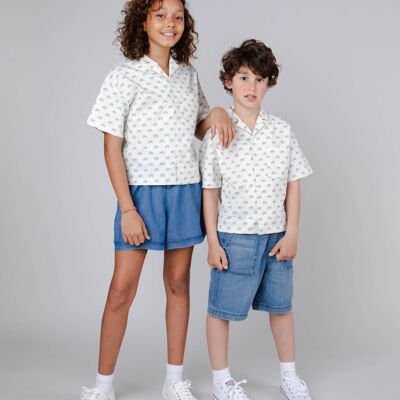 Unisex-Kinder-Fixed-Gear-Shirt