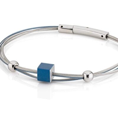 Bracelet cube A230 - Bleu