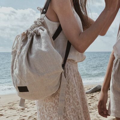 Rene Linen Backpack