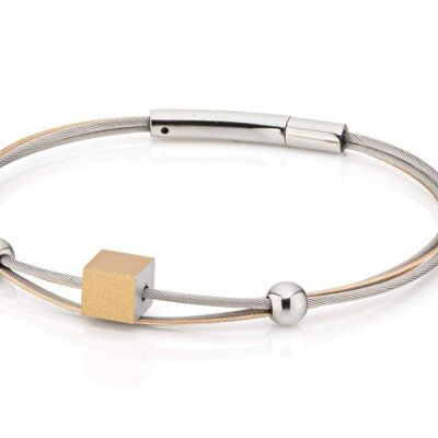 Bracelet cube A230 - Gold | Yellow