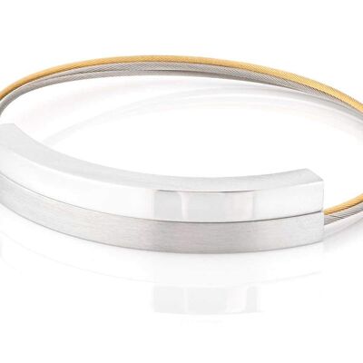 Bracelet bows A225 - MATT / GOLD