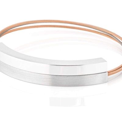 Bracciale archi A225 - OPACO/ROSA