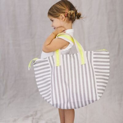 beach-bag-for-children-in-resin-linen-grey-and-fluorine-stripes