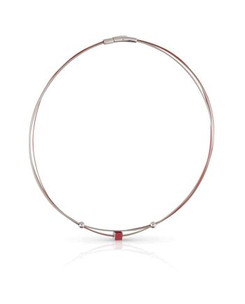 Collier Small Cube C230 - ROUGE 1