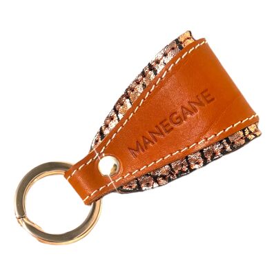 Rose gold bubble key ring