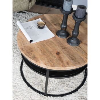 Salontafel Delhi Rond ø70 cm 2