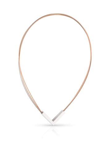 Collier V sur V C226 - ROSE 3