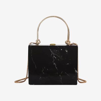 Spei Marble Clutch Bag