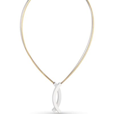 Necklace Bow on bow C225 - GOLD