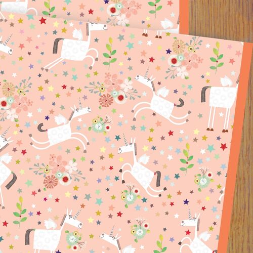 WP104 Unicorn Gift Wrapping Paper