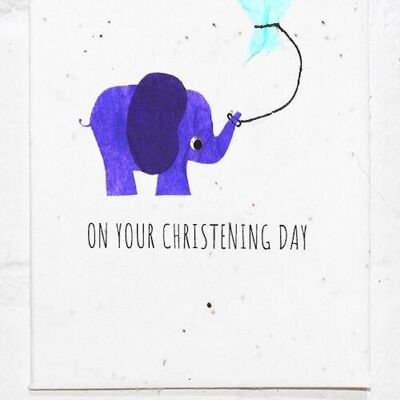 Baby Christening Elephant Boy or Girl
