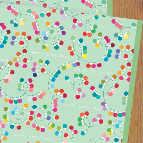 WP108 Christmas Baubles Wrapping Paper