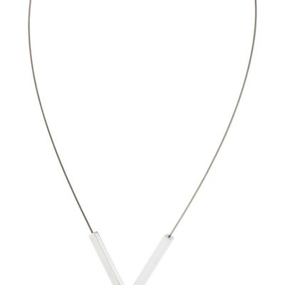 Collier Recht en hoek C207 - Mat|Glans