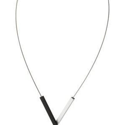 Collier Droit et d'angle C207 - Noir | Mat