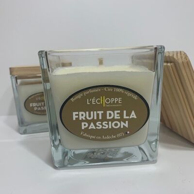 SCENTED CANDLE WAX 100% VEGETABLE SOYA - 8X8 190 G PASSION FRUIT