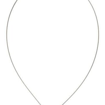 Halskette Zwei Würfel C205 - Schwarz