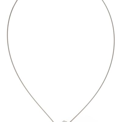 Halskette Zwei Würfel C205 - Rot