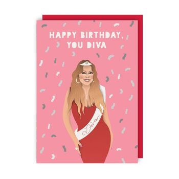 Lot de 6 cartes d'anniversaire Mariah Carey 2