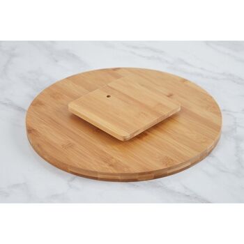 Turntable Bamboo Tray WL‑771081/A 2