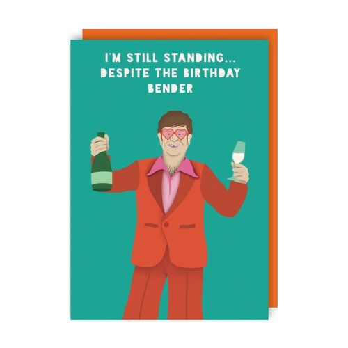 Elton Birthday Card pack of 6