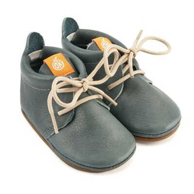 Barefoot shoes AMIGO lace-up Uni blue-grey