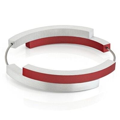 Bracelet Quatre arches A32 - Rouge