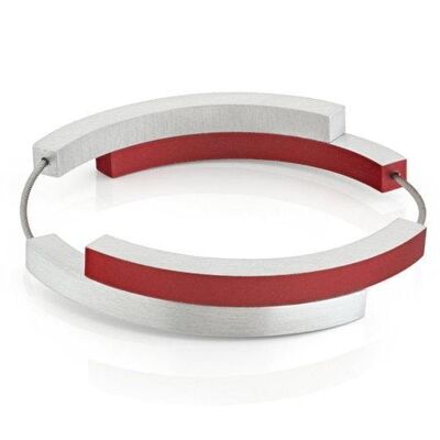 Bracelet Four arches A32 - Red