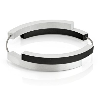 Bracelet Quatre arches A32 - Noir