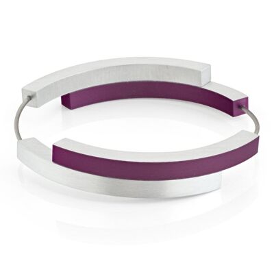 Bracelet Four arches A32 - Purple