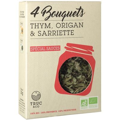 Bouquet garni Thymian, Oregano und Bio-Bohnenkraut
