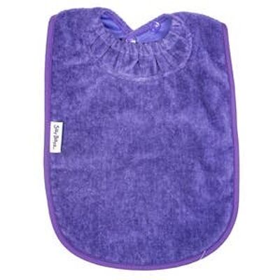 Bavaglino XL per asciugamano viola