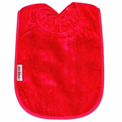 Bavaglino XL con asciugamano rosso