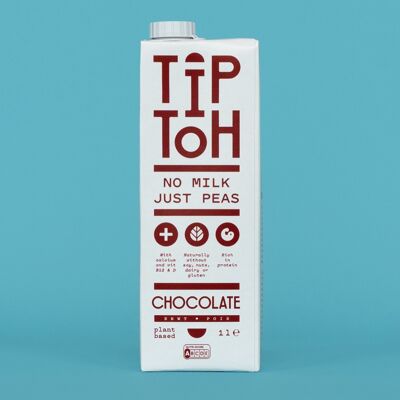 Tiptoh - Chocolate - Bebida de guisantes - 1 L