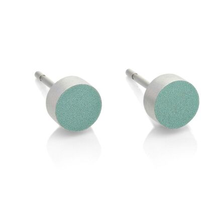 Ear stud Small round different colors O36 - Green