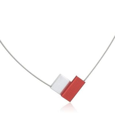 Necklace V-shape C150 - Red